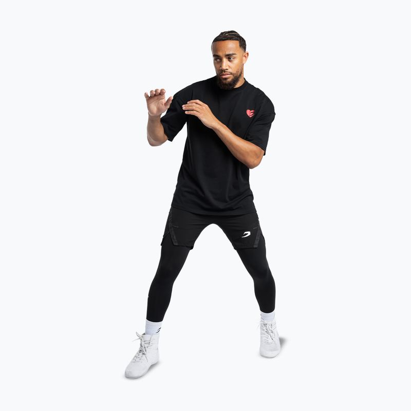 Pánské tričko na lezení Boxraw Boxing is Love Oversized Black 2