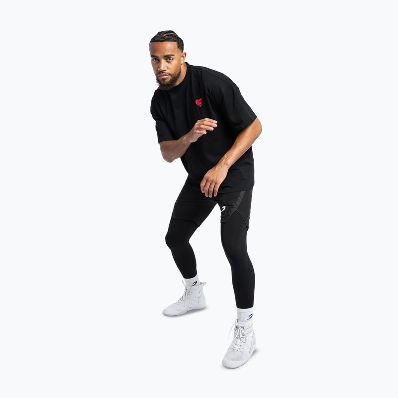 Pánské tričko na lezení Boxraw Boxing is Love Oversized Black 4