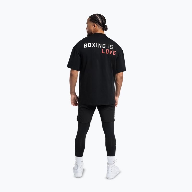 Pánské tričko na lezení Boxraw Boxing is Love Oversized Black 6