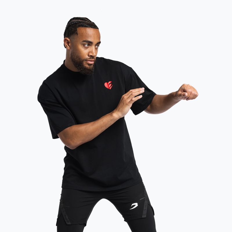 Pánské tričko na lezení Boxraw Boxing is Love Oversized Black 7