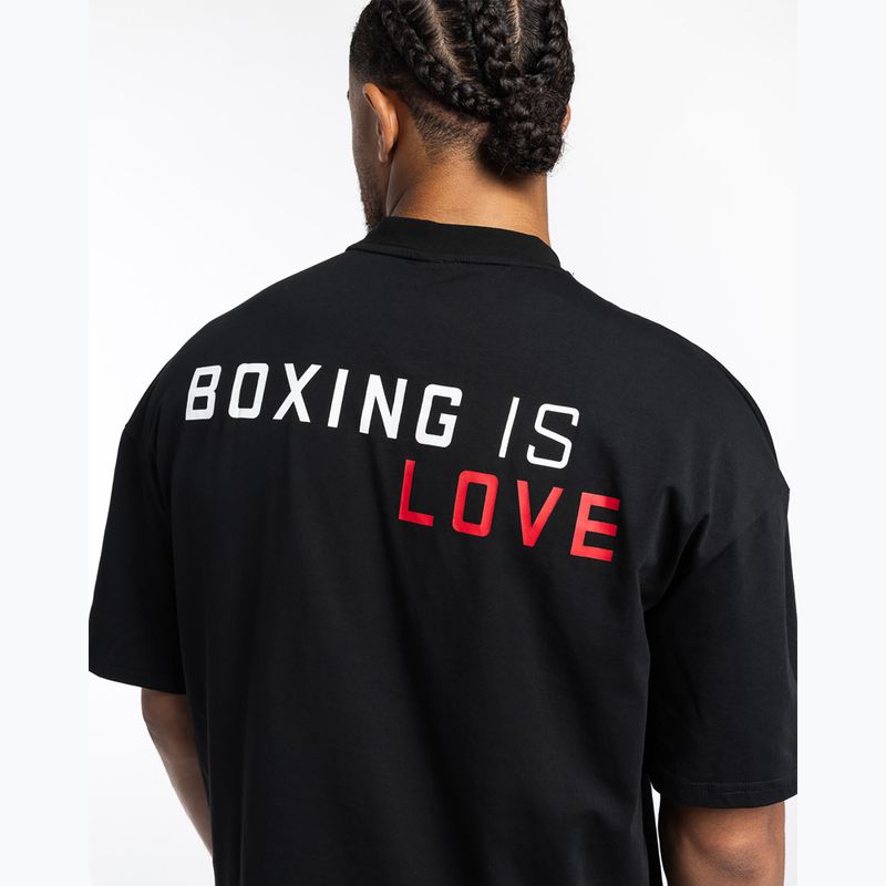 Pánské tričko na lezení Boxraw Boxing is Love Oversized Black 9