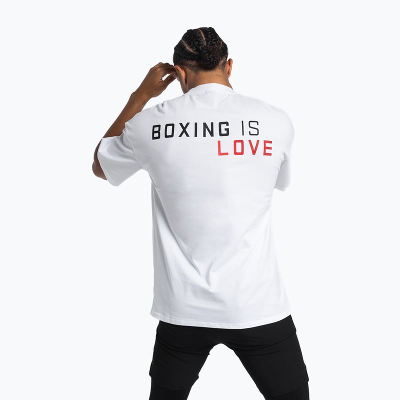 Pánské tričko na lezení Boxraw Boxing is Love Oversized White 3