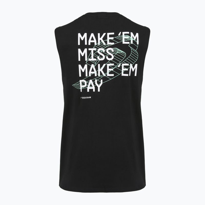 Pánské tričko na lezení BOXRAW Make 'Em Miss Muscle black 11