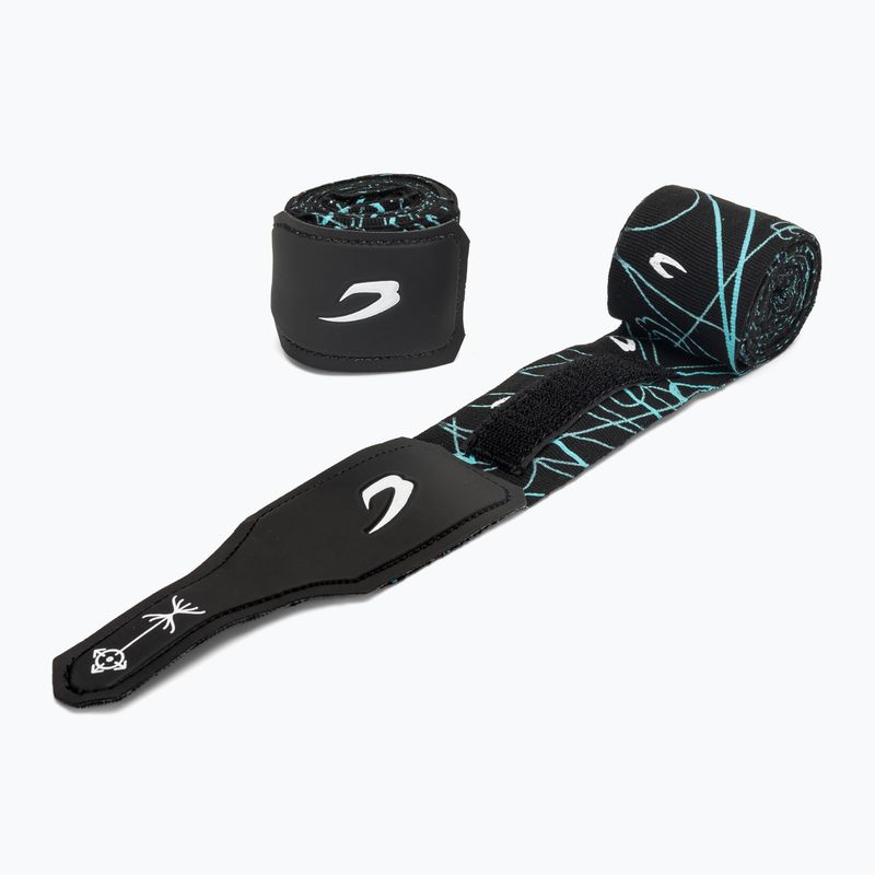 Bandáže na box BOXRAW Dyscyplined Thought Hand Wraps 450 cm black