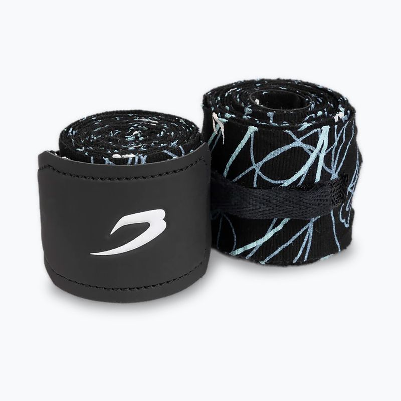 Bandáže na box BOXRAW Dyscyplined Thought Hand Wraps 450 cm black 2