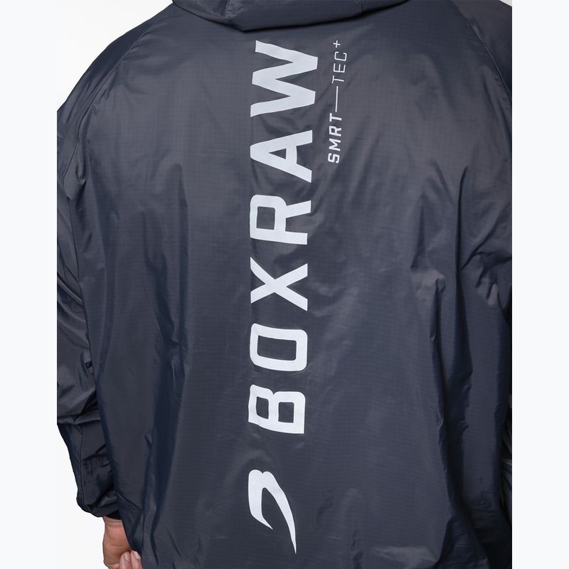 Pánská mikina BOXRAW Genaro Oversized Windbreaker Hoodie charcoal 10