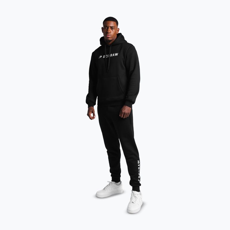 Pánská mikina BOXRAW A.B.C. Hoodie black 2