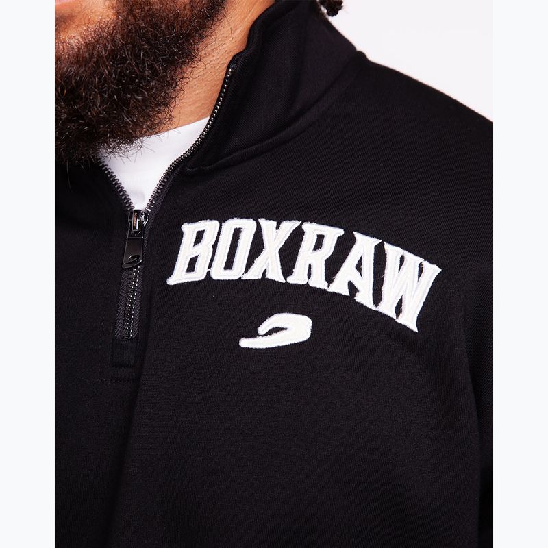 Pánská mikina BOXRAW East Street 1/4 Zip black 6