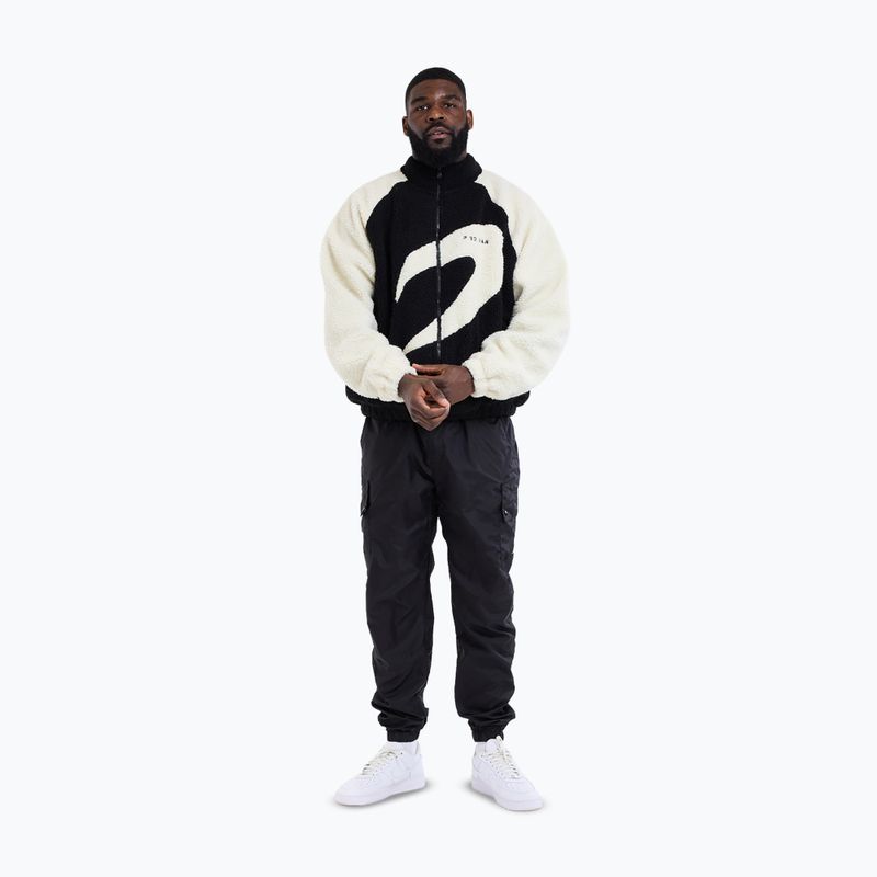 Pánská bunda Boxraw Walker Sherpa black/cream 2