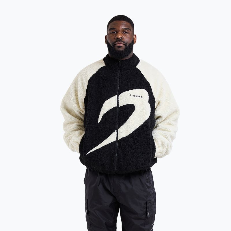 Pánská bunda Boxraw Walker Sherpa black/cream 4