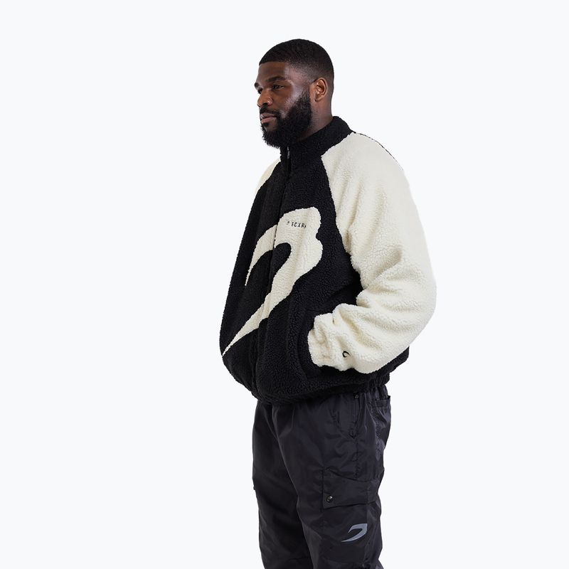 Pánská bunda Boxraw Walker Sherpa black/cream 5