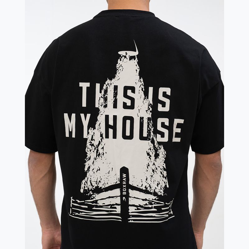 Pánské tričko na lezení BOXRAW This Is My House Oversized black 6