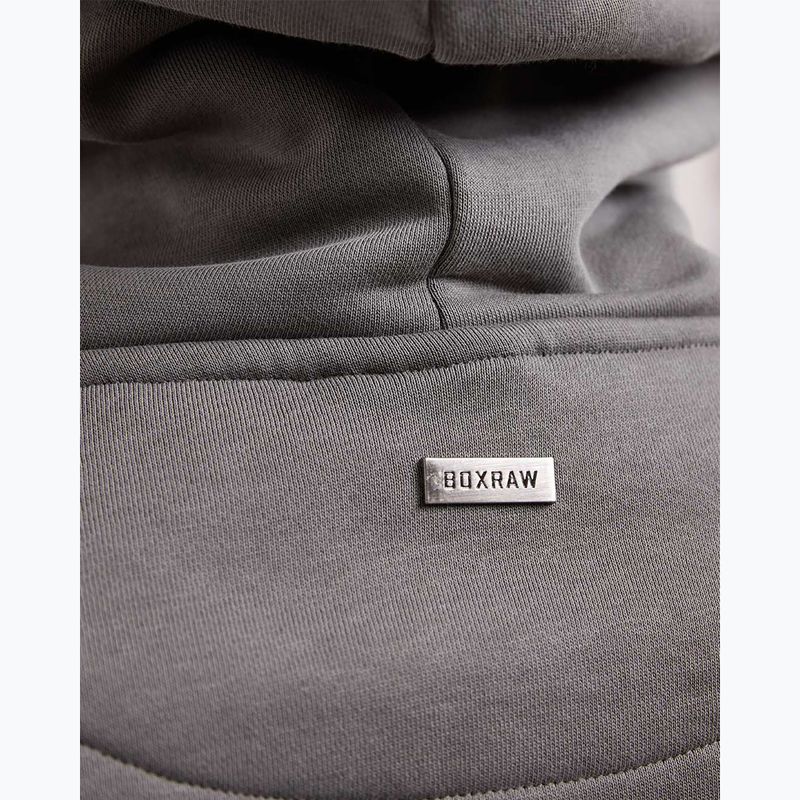 Pánská mikina BOXRAW East Street Hoodie distressed grey 7