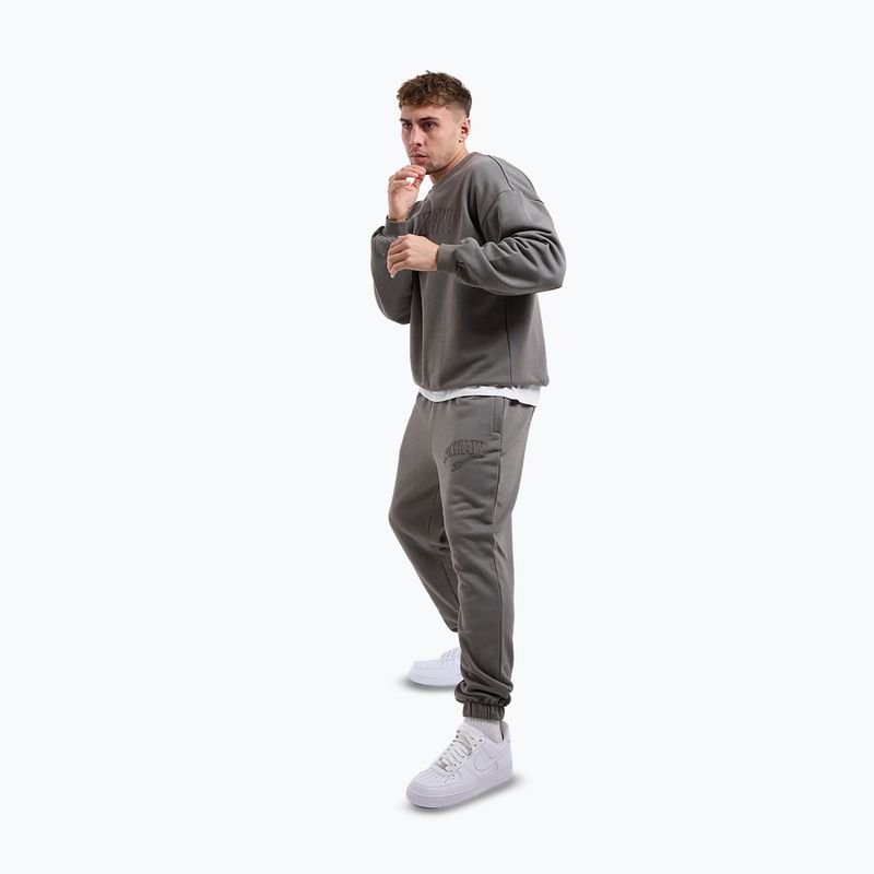 Pánská mikina Boxraw East Street Sweatshirt distressed grey 6