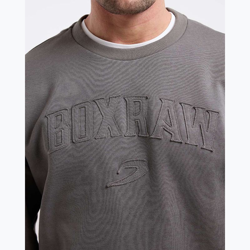 Pánská mikina Boxraw East Street Sweatshirt distressed grey 7