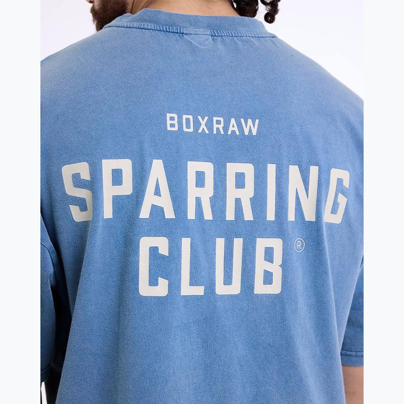 Pánské triko BOXRAW Sparring Club Oversized washed baby blue 9