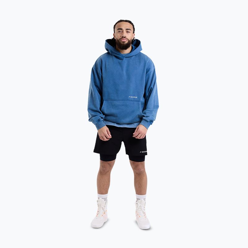 Pánská mikina BOXRAW Sparring Club Oversized Hoodie washed baby blue 2