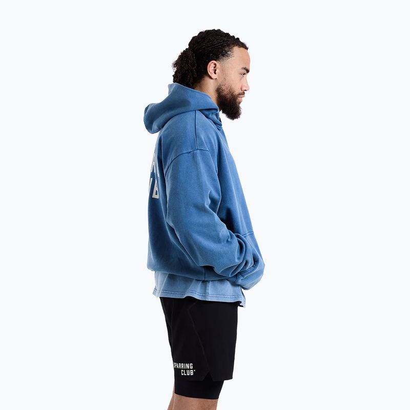 Pánská mikina BOXRAW Sparring Club Oversized Hoodie washed baby blue 7