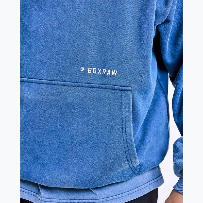 Pánská mikina BOXRAW Sparring Club Oversized Hoodie washed baby blue 8