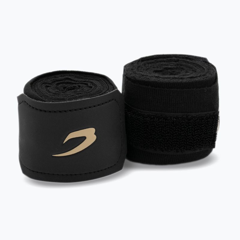 Bandáže na box BOXRAW Sparring Club Hand Wraps 450 cm black 2