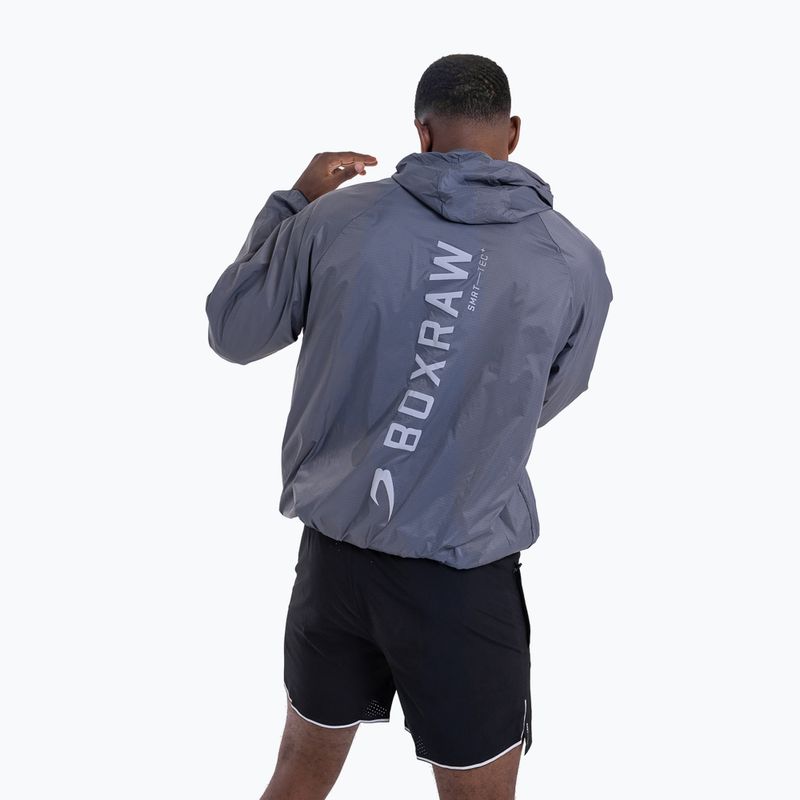Pánská bunda BOXRAW Genaro Zip Up Windbreaker charcoal 3