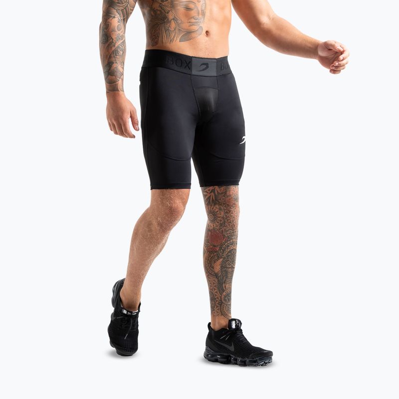 Pánské tréninkové šortky BOXRAW Saddler Compression black 4