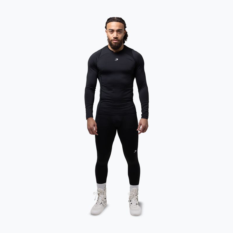 Pánské tričko Longsleeve BOXRAW Saddler Compression black 2