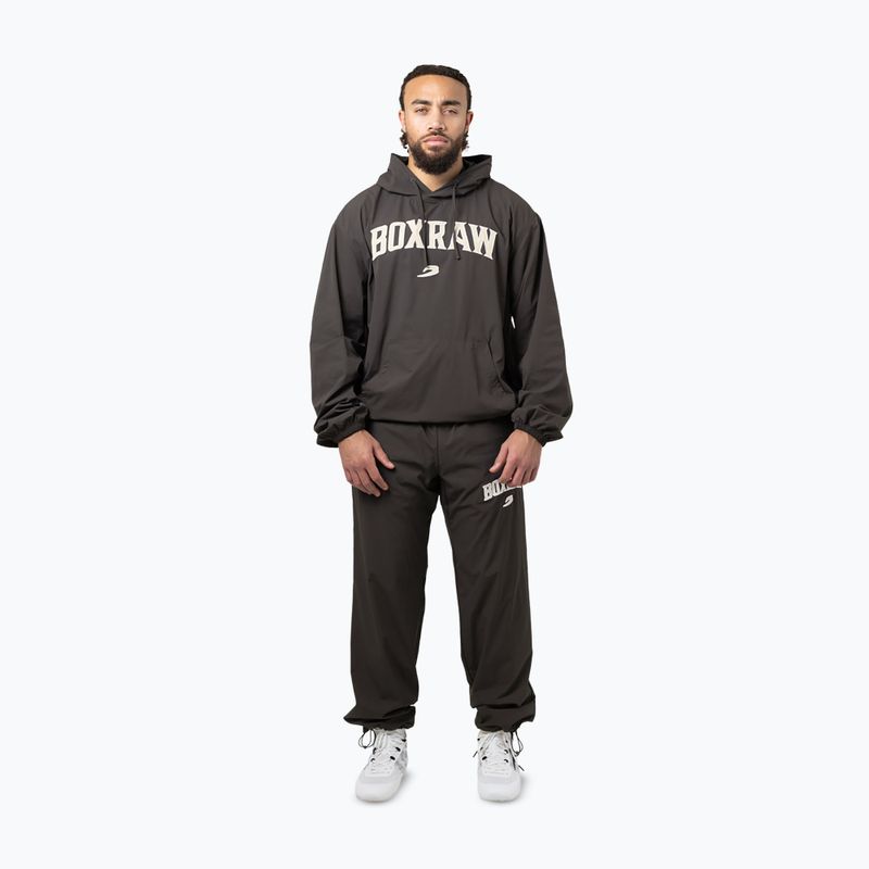 Pánská mikina BOXRAW East Street Shell Hoodie charcoal 2
