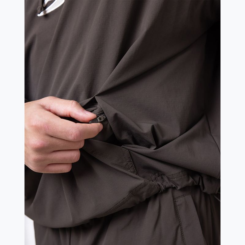Pánská mikina BOXRAW East Street Shell Hoodie charcoal 7