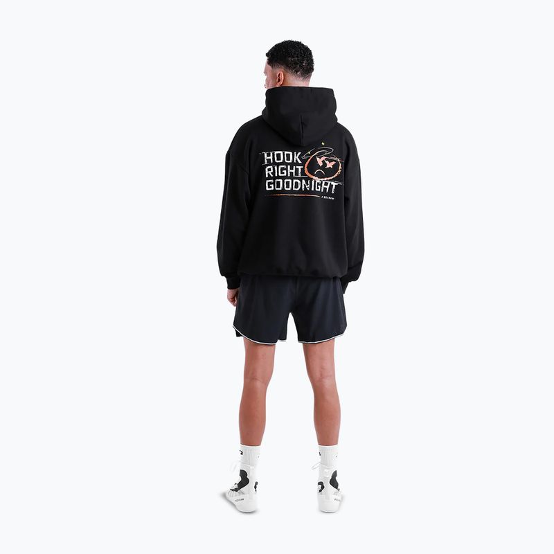 Pánská mikina BOXRAW Hook Right Goodnight Oversized Hoodie black 3