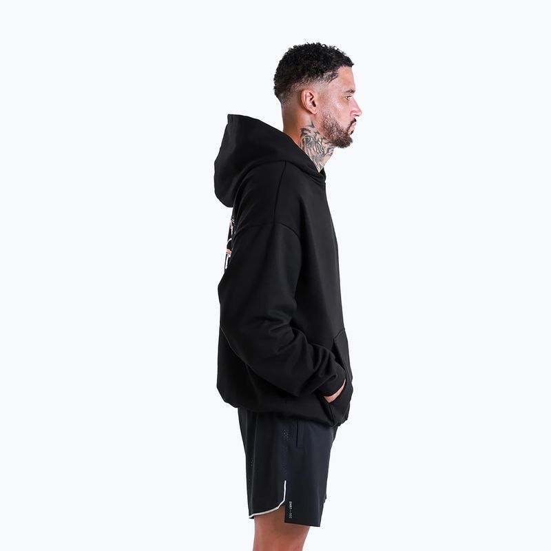 Pánská mikina BOXRAW Hook Right Goodnight Oversized Hoodie black 6