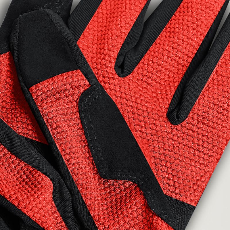 Cyklistické rukavice Endura Loop Full Finger flame red 2
