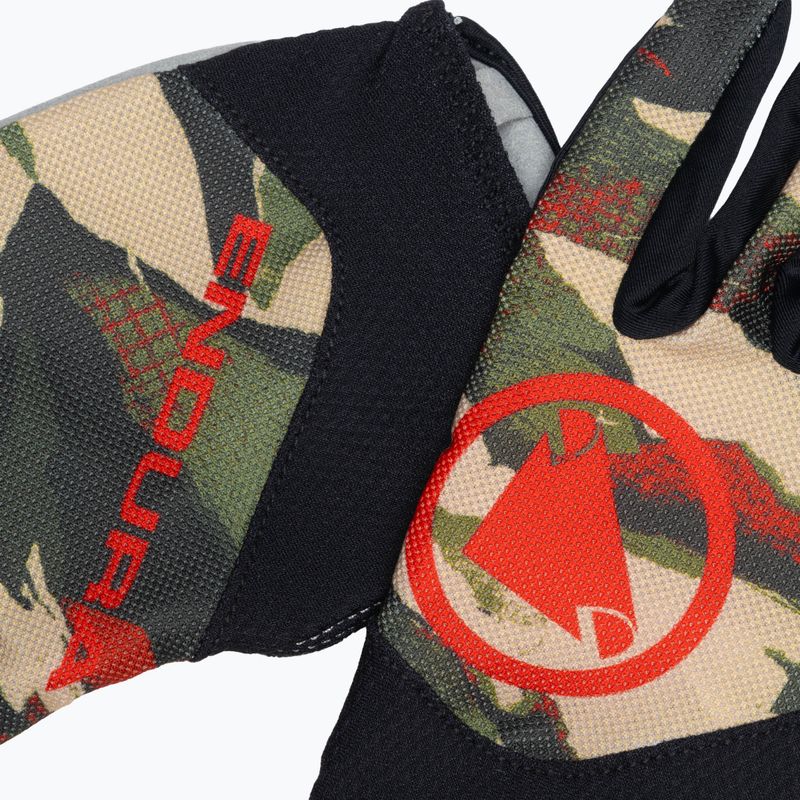 Pánské cyklistické rukavice Endura Hummvee Lite Iconed tweed green 4