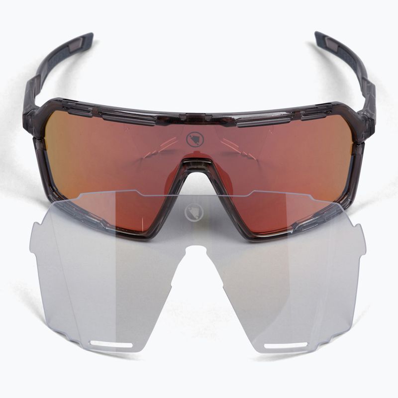 Sluneční brýle Endura Pro SL grey/black/red revo smoke/clear silver flash mirror/amber 5
