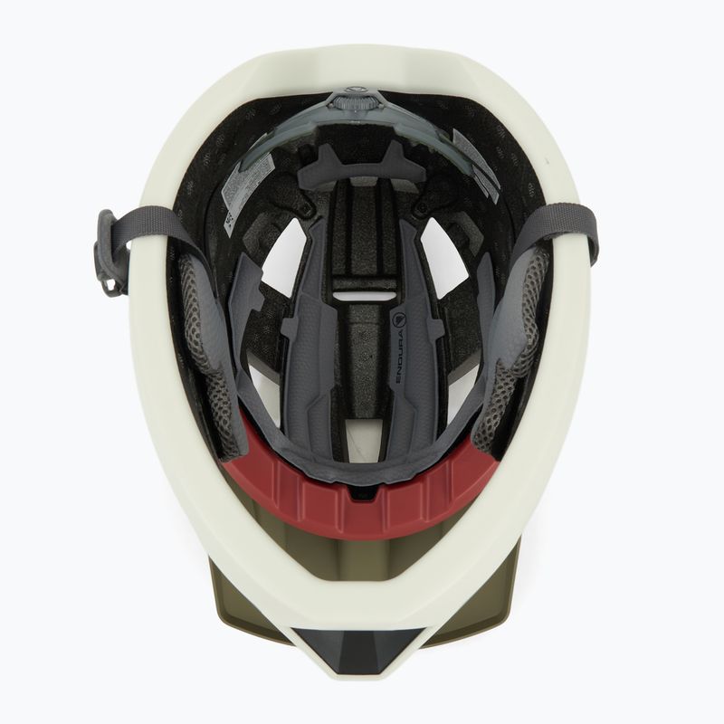 Cyklistická přilba Endura Singletrack Full Face tweed green 5