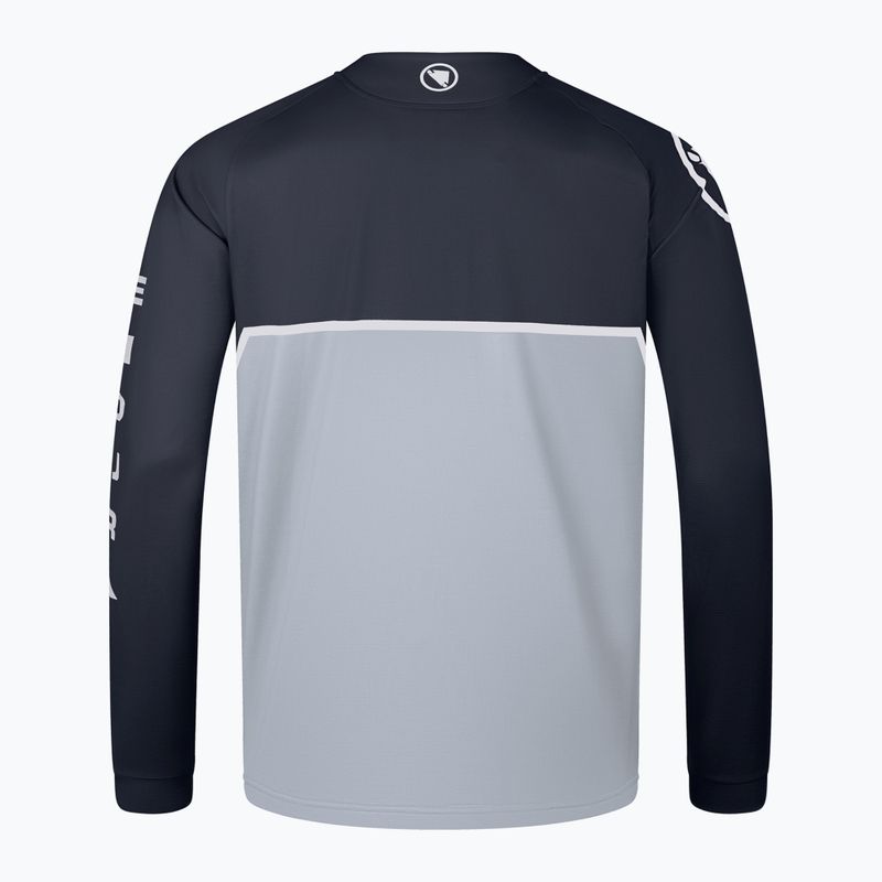 Pánský cyklistický dres Longsleeve Endura Core Printed black 2
