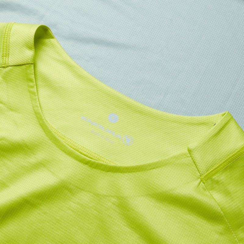 Pánský cyklistický dres Longsleeve Endura Core Printed lime green 3