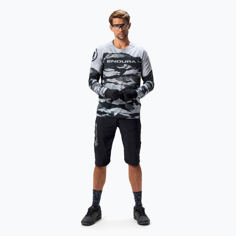 Pánský cyklistický dres Longsleeve Endura Mountain Camo Ltd black 2