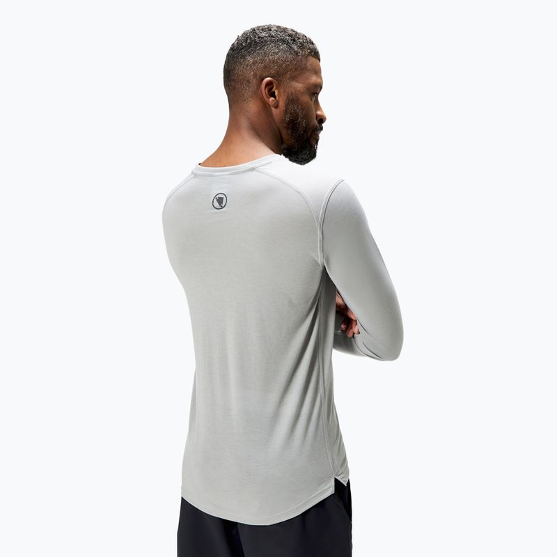 Pánský cyklistický dres Longsleeve Endura Loop Tech dreich grey 3