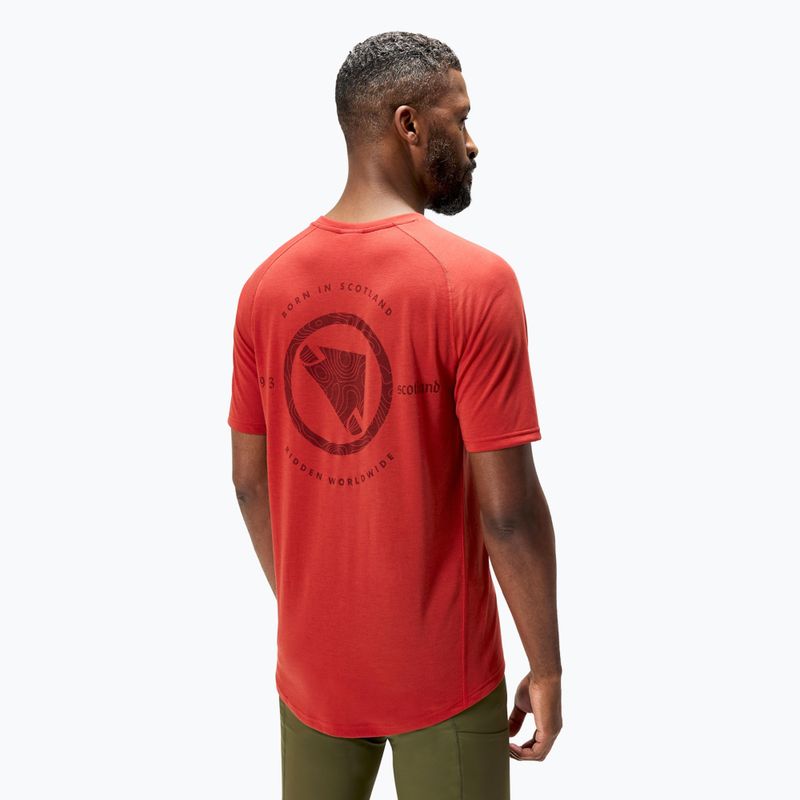 Pánský cyklistický dres Endura Loop Tech brick 3