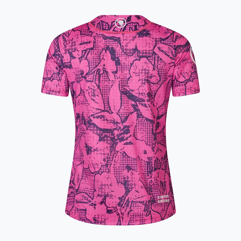 Dámský cyklistický dres Endura Grid Floral Ltd W pink pop 8