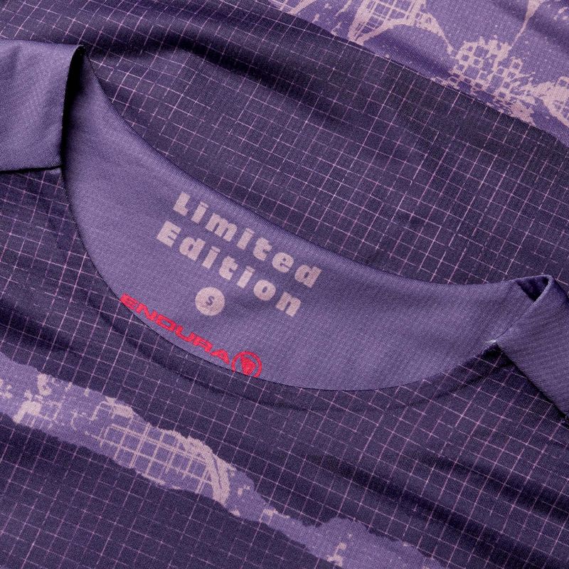Dámský cyklistický dres Endura Patchwork Ltd W bramble 6