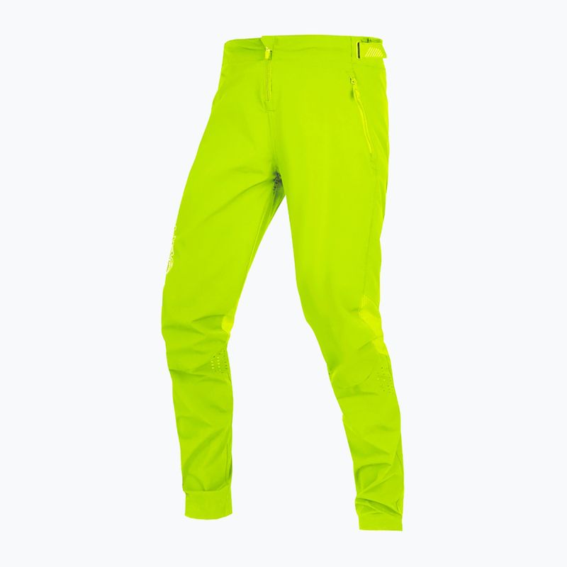 Endura MT500 Burner Lite limetkově zelené pánské cyklistické kalhoty