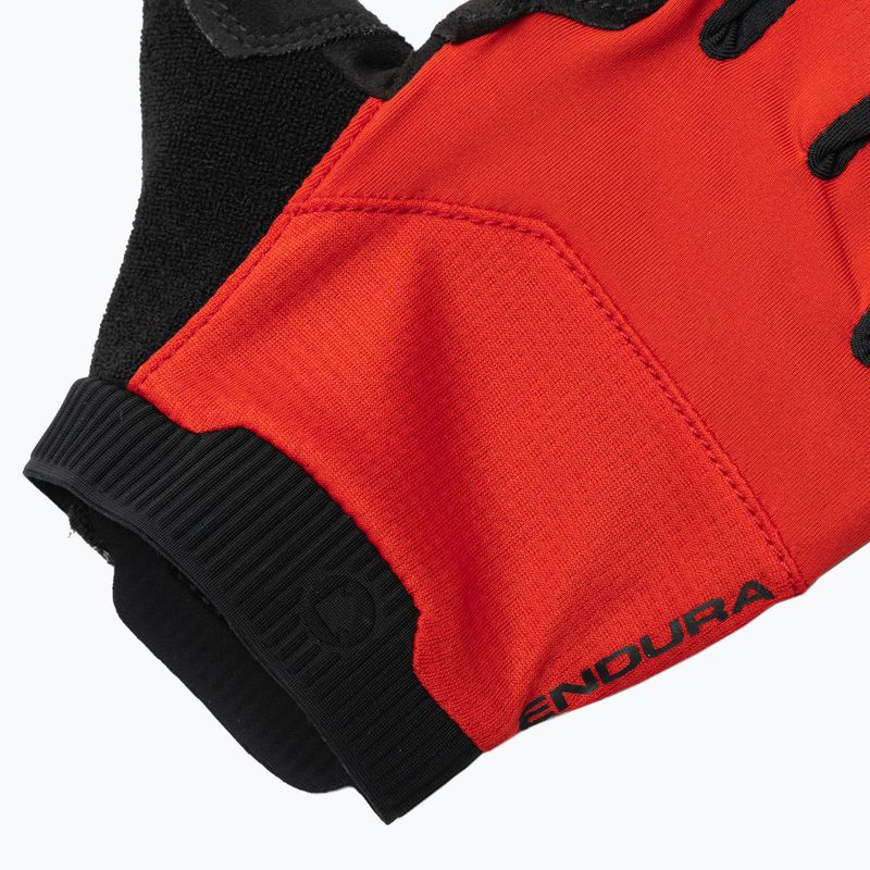 Cyklistické rukavice Endura Loop Mitt flame red 4
