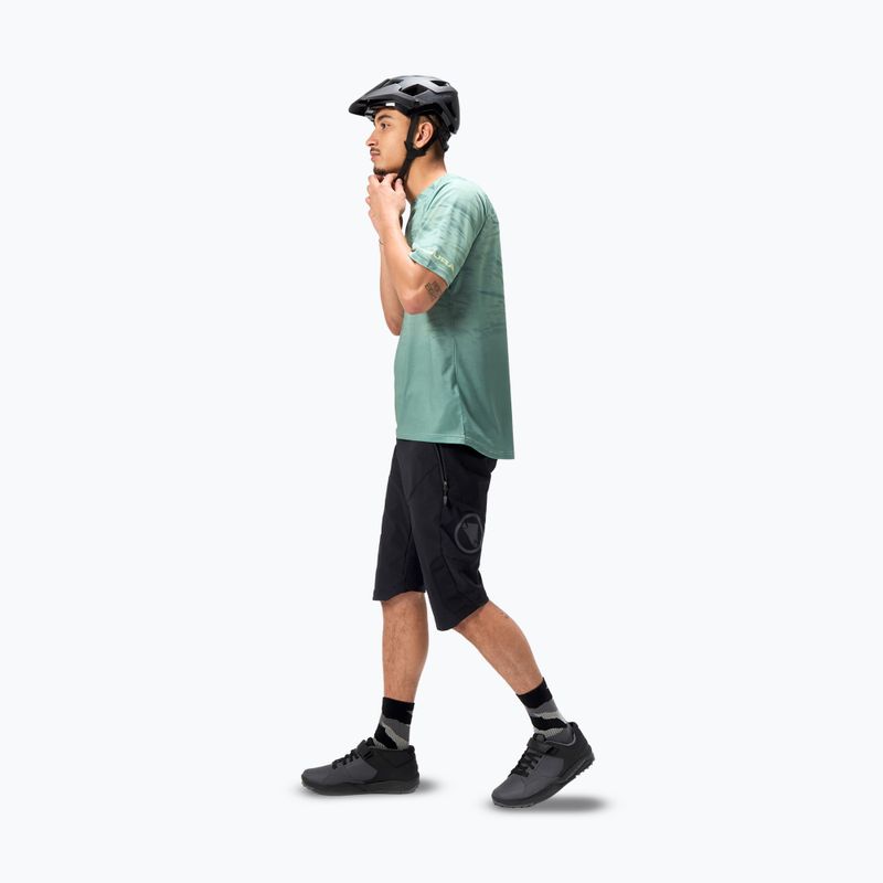 Pánský cyklistický dres Endura Marble Ltd s potiskem loch green 2