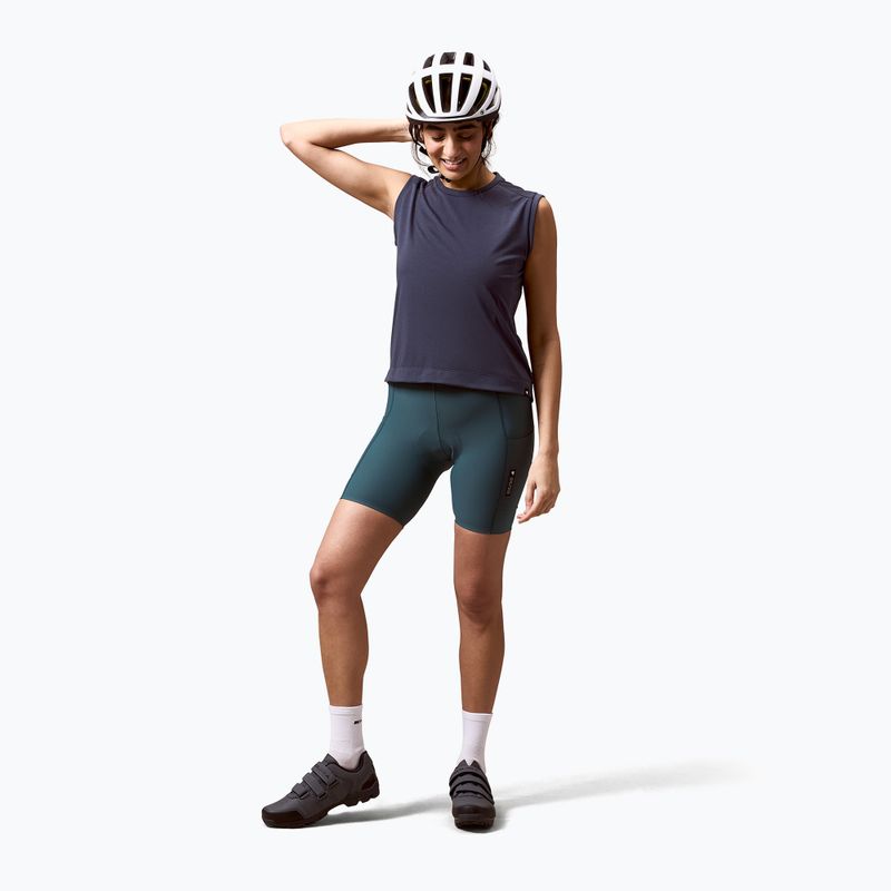 Dámské cyklistické šortky Endura Loop Bibshort teal 2