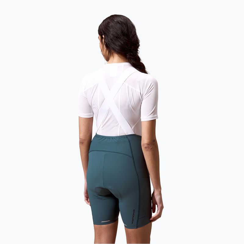 Dámské cyklistické šortky Endura Loop Bibshort teal 3