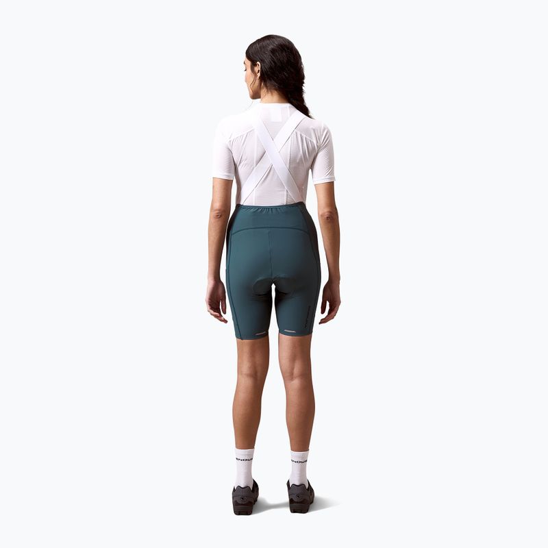 Dámské cyklistické šortky Endura Loop Bibshort teal 4