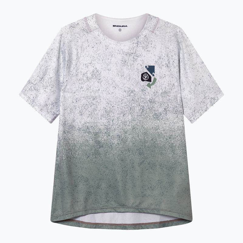 Dámský cyklistický dres Endura Singletrack Print W aero blue 7