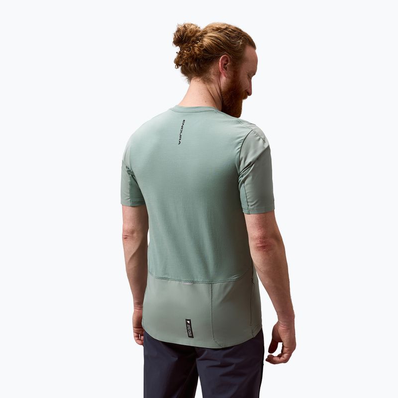 Pánský cyklistický dres Endura Alltrack Ride Tech sage green 4